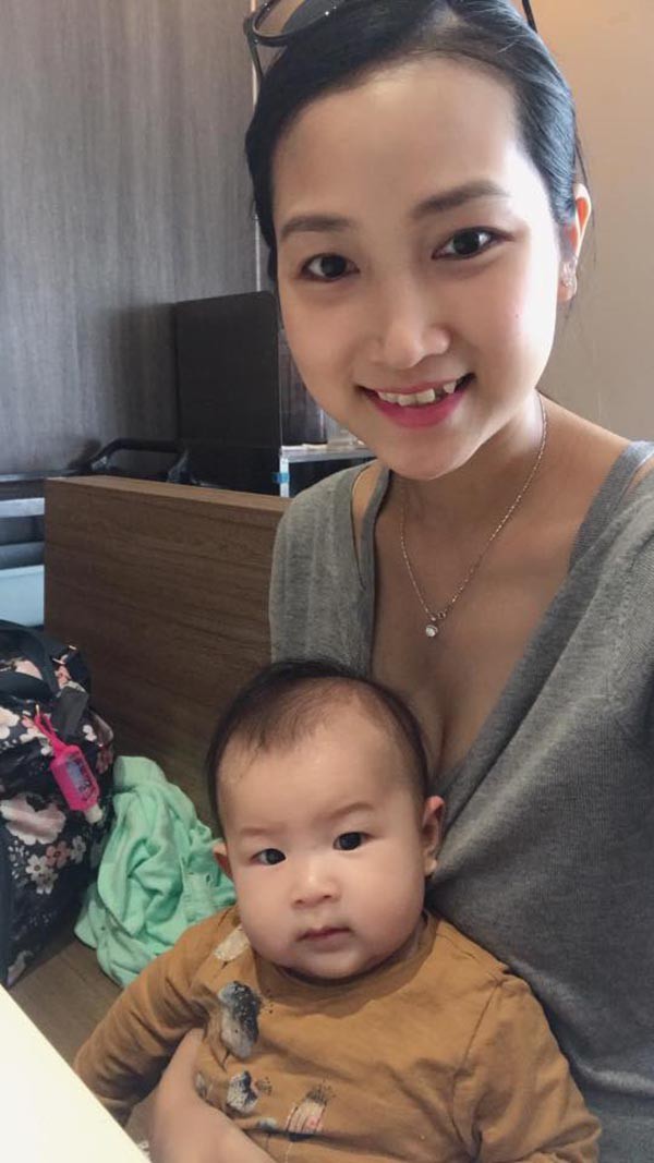 Nhan sắc vợ 9x của Lam Trường sau khi sinh con đầu lòng